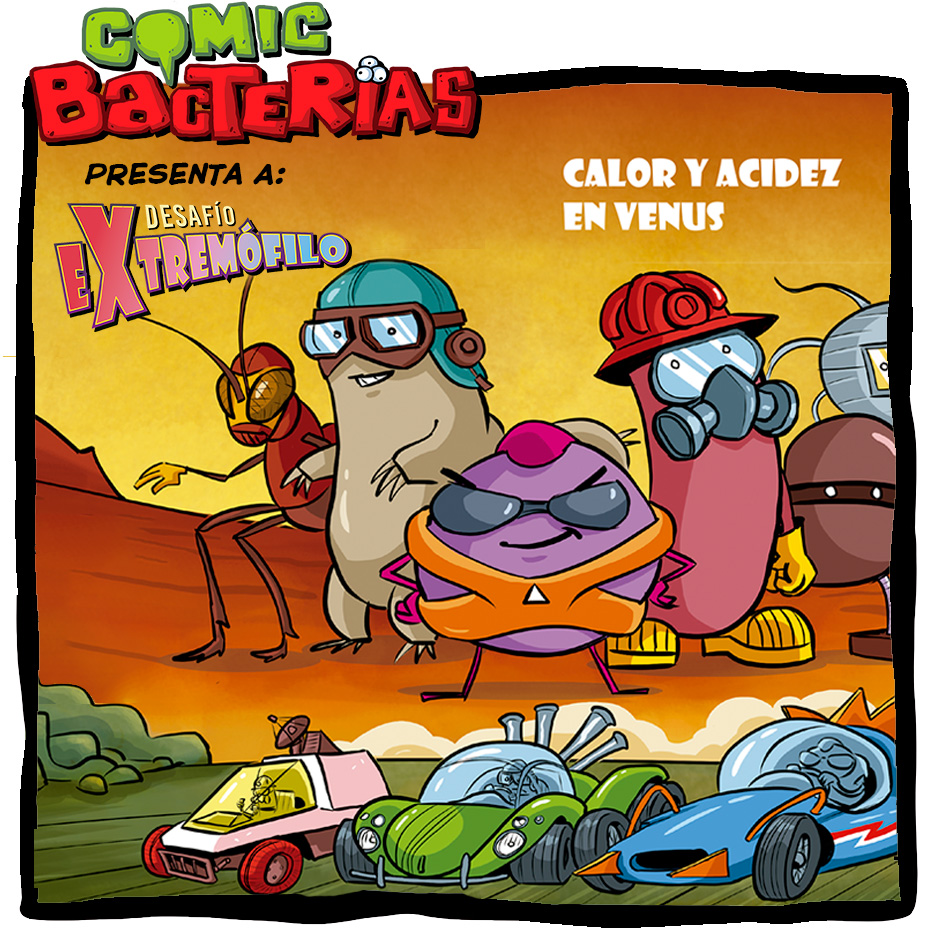desafio extremofilo astrobiología comicbacterias